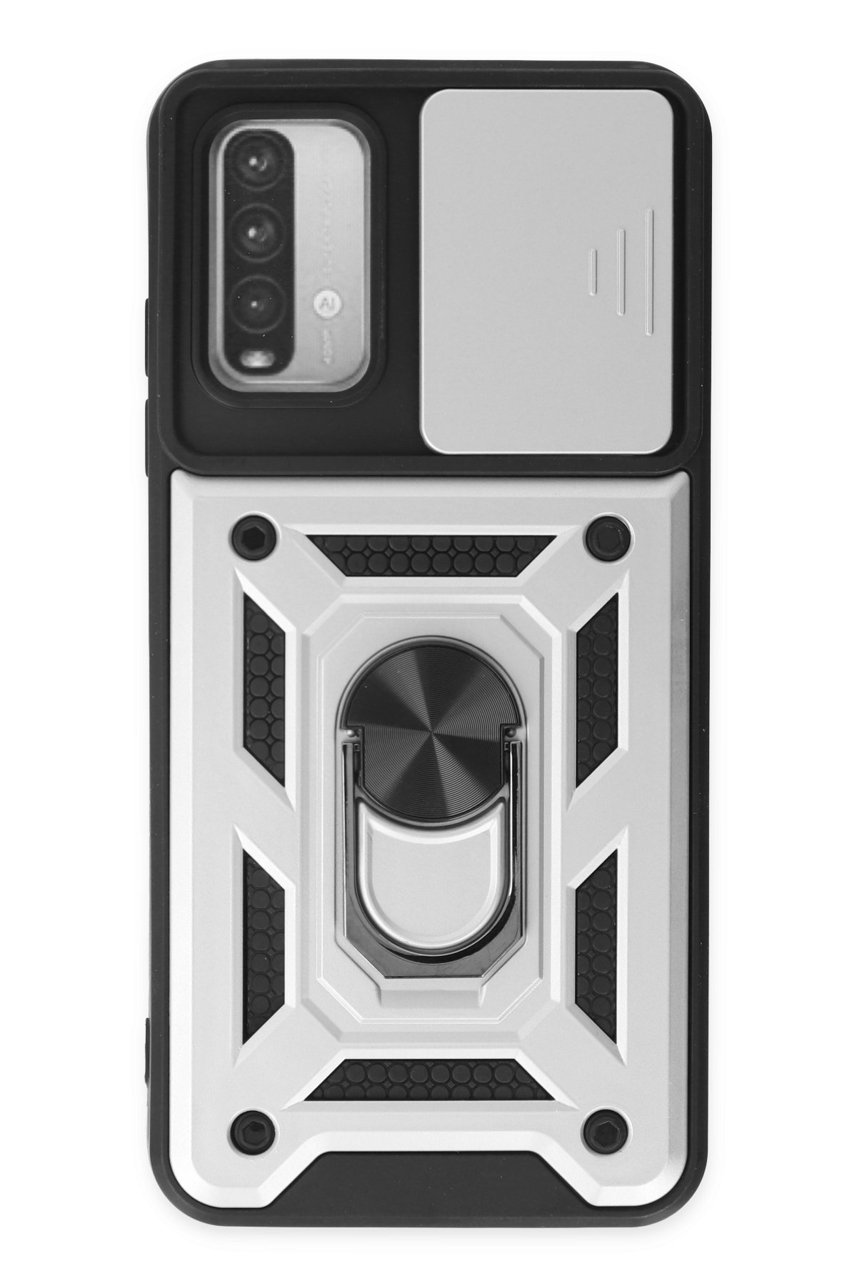 Newface Xiaomi Redmi 9T Kılıf Auto Focus Kapak - Kırmızı