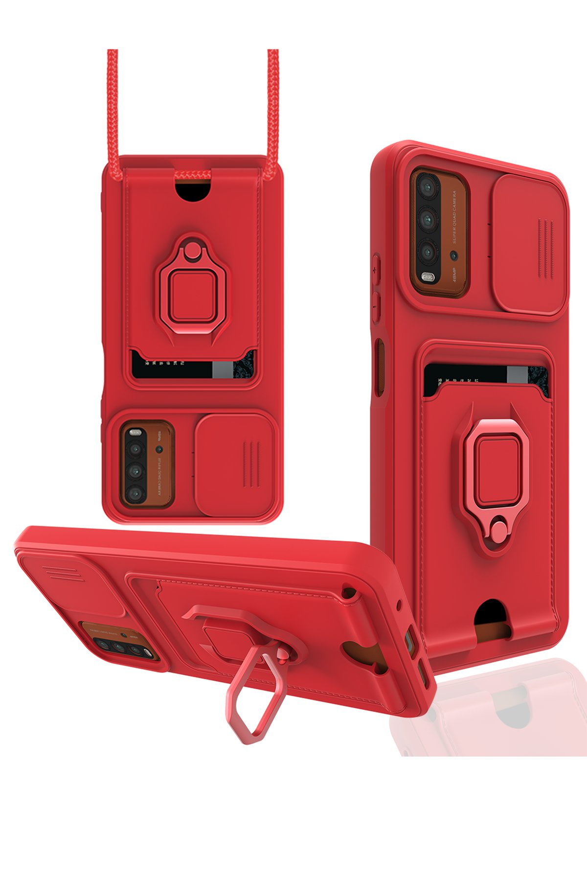 Newface Xiaomi Redmi 9T Kılıf Nano içi Kadife Silikon - Mavi