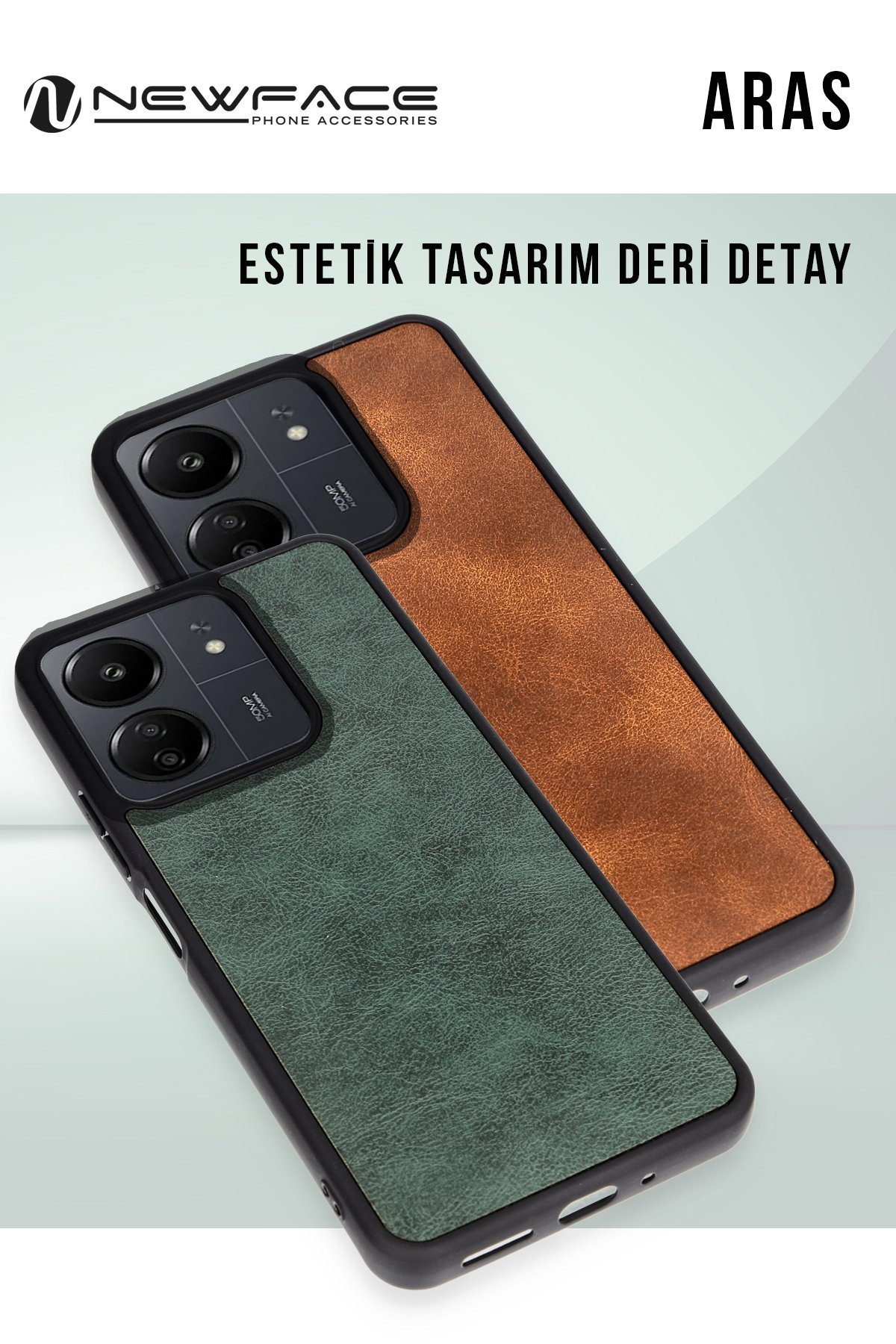 Newface Xiaomi Redmi A3 4G Kılıf Reflexion Desenli Kapak - Desen 4