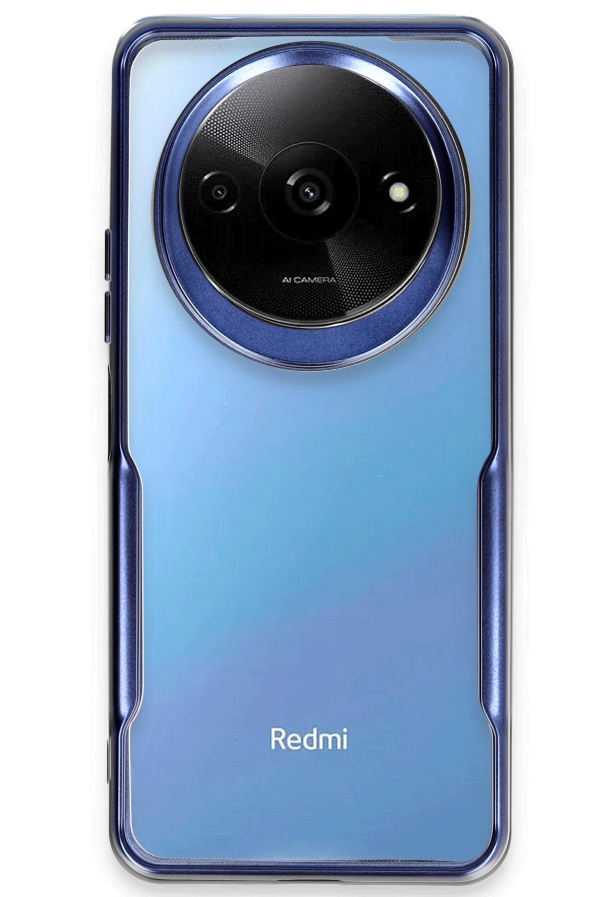 Newface Xiaomi Redmi A3 4G Kılıf Nano içi Kadife Silikon - Lacivert