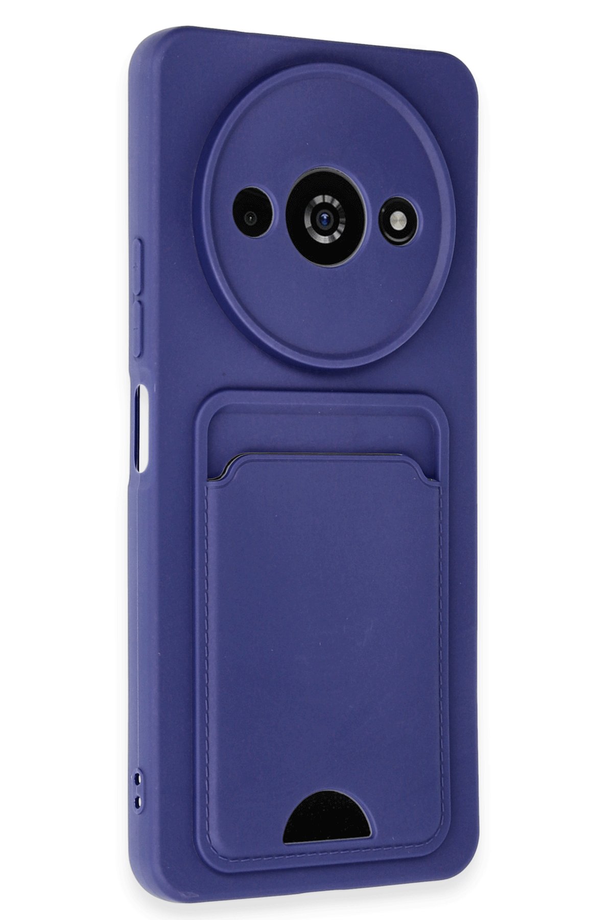 Newface Xiaomi Redmi A3 4G Kılıf Aras Deri Kapak - Lacivert