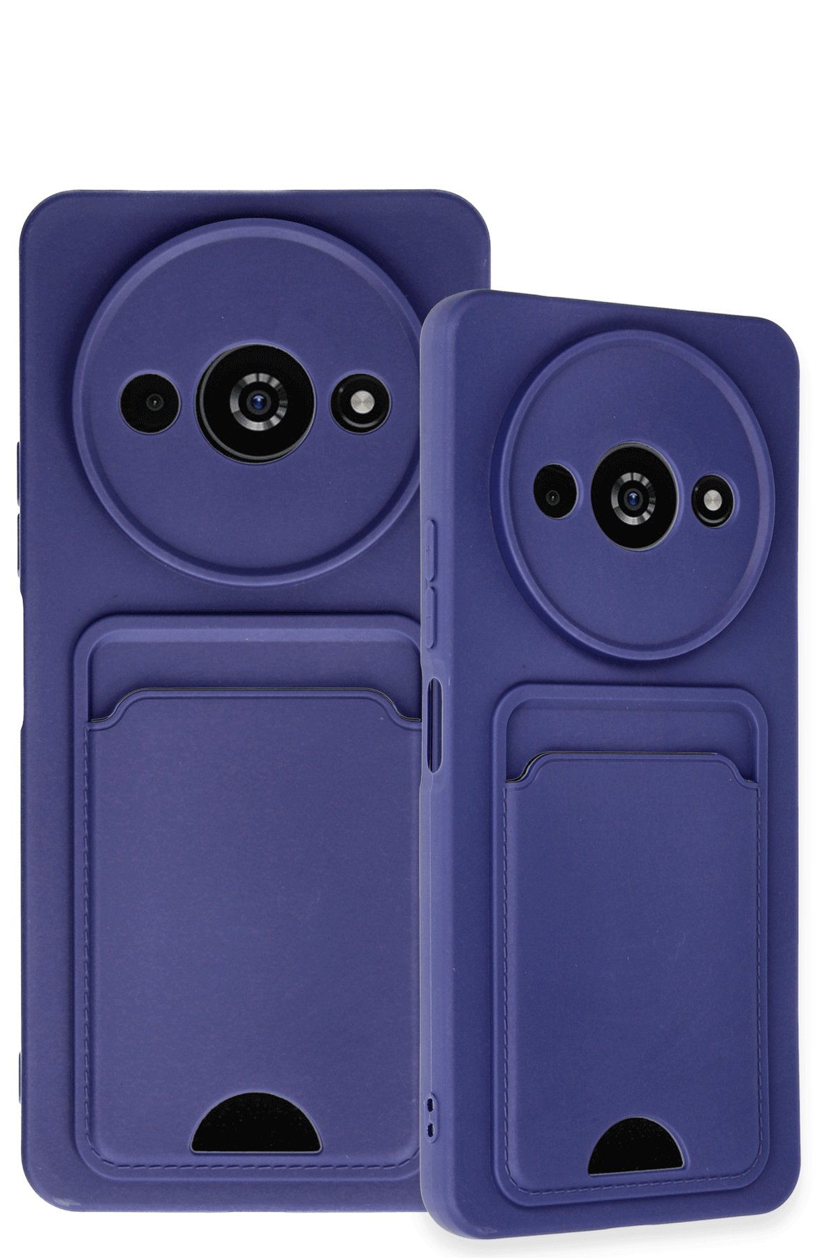 Newface Xiaomi Redmi A3 4G Kılıf Aras Deri Kapak - Lacivert