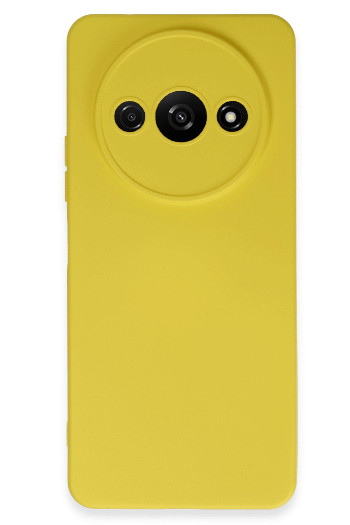 Newface Xiaomi Redmi A3 4G Kılıf Joy Lens Standlı Kapak - Siyah