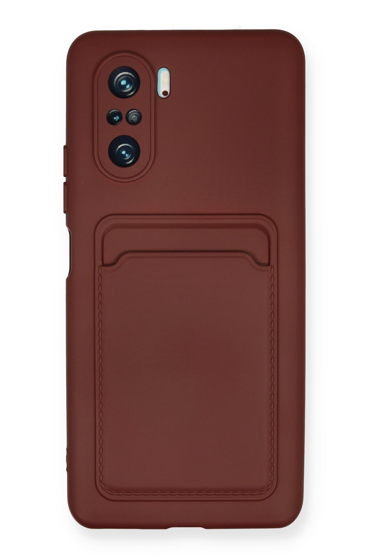 Newface Xiaomi Redmi K40 Kılıf Montreal Yüzüklü Silikon Kapak - Lacivert