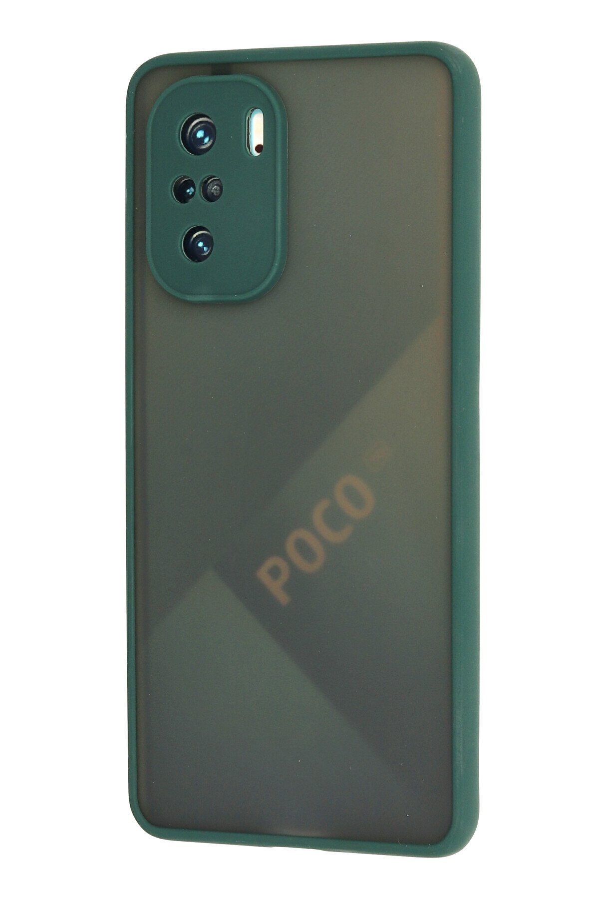 Newface Xiaomi Redmi K40 Kılıf Viktor Yüzüklü Silikon - Pudra