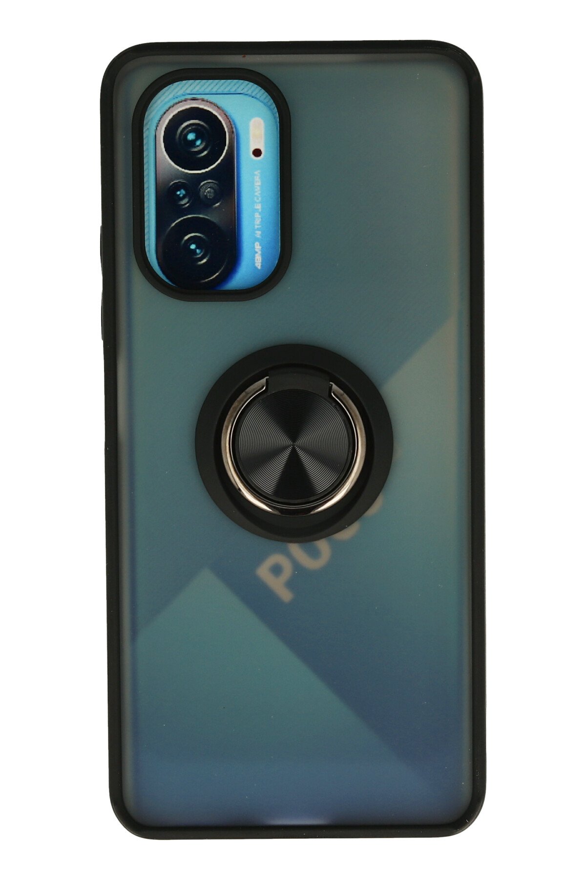 Newface Xiaomi Redmi K40 Kılıf Platin Kamera Koruma Silikon - Siyah