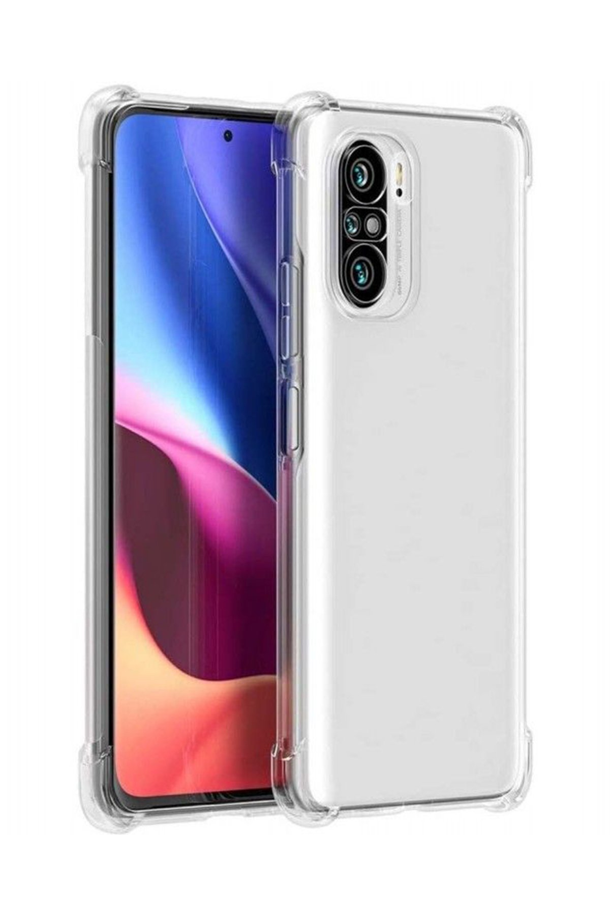 Newface Xiaomi Redmi K40 Kılıf Platin Kamera Koruma Silikon - Yeşil