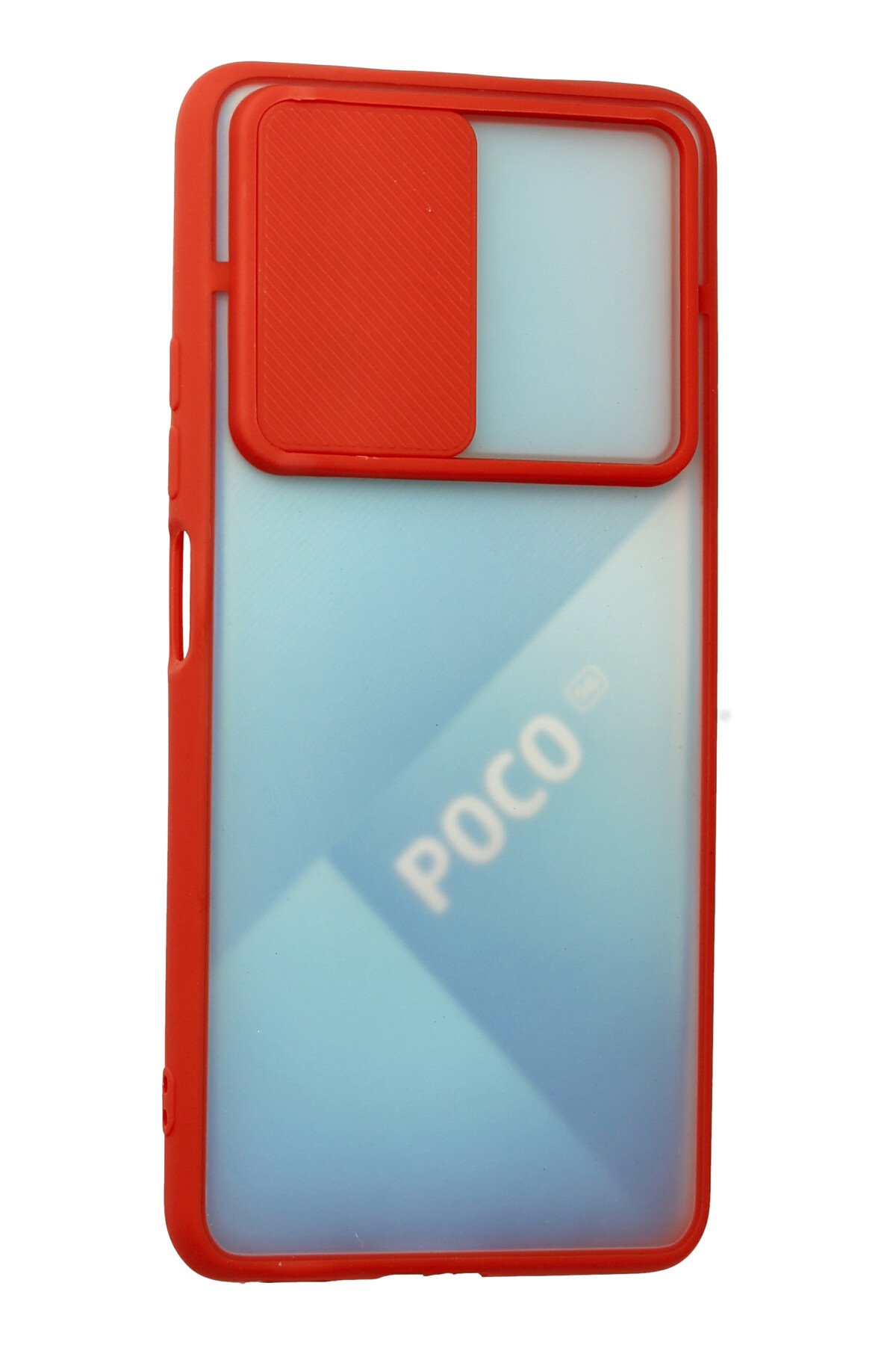 Newface Xiaomi Redmi K40 Kılıf Montreal Silikon Kapak - Kırmızı