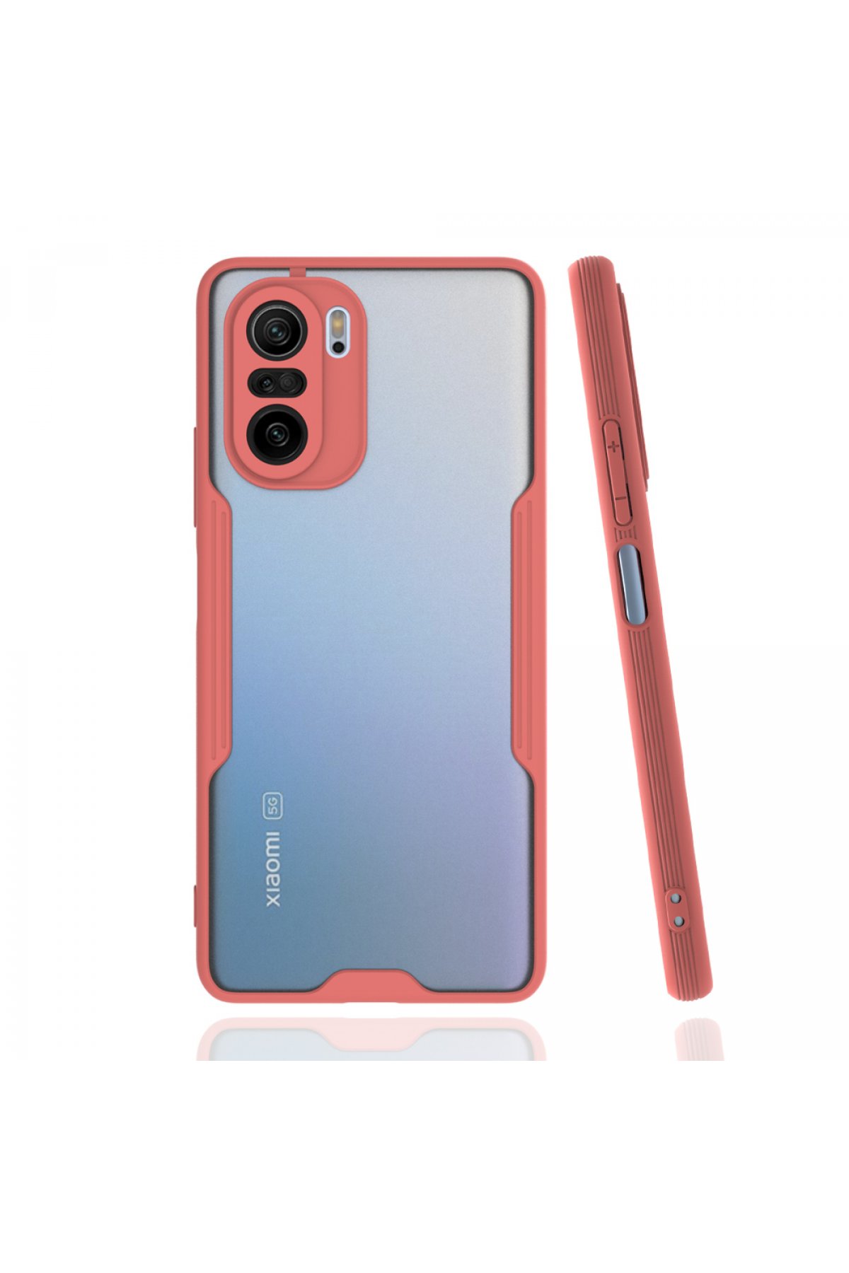 Newface Xiaomi Redmi K40 Kılıf Zegna Yüzüklü Silikon Kapak - Koyu Yeşil