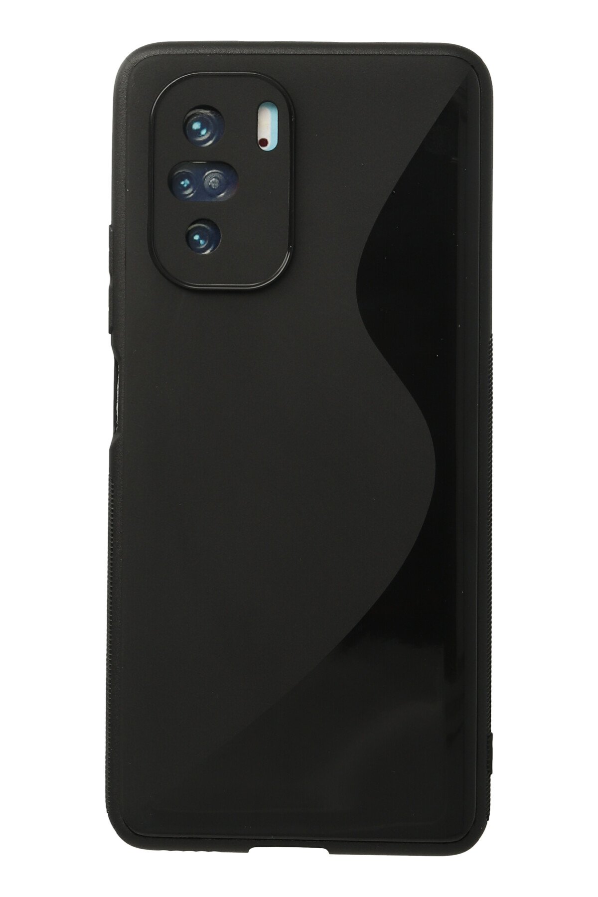 Newface Xiaomi Redmi K40 Kılıf Zegna Yüzüklü Silikon Kapak - Siyah