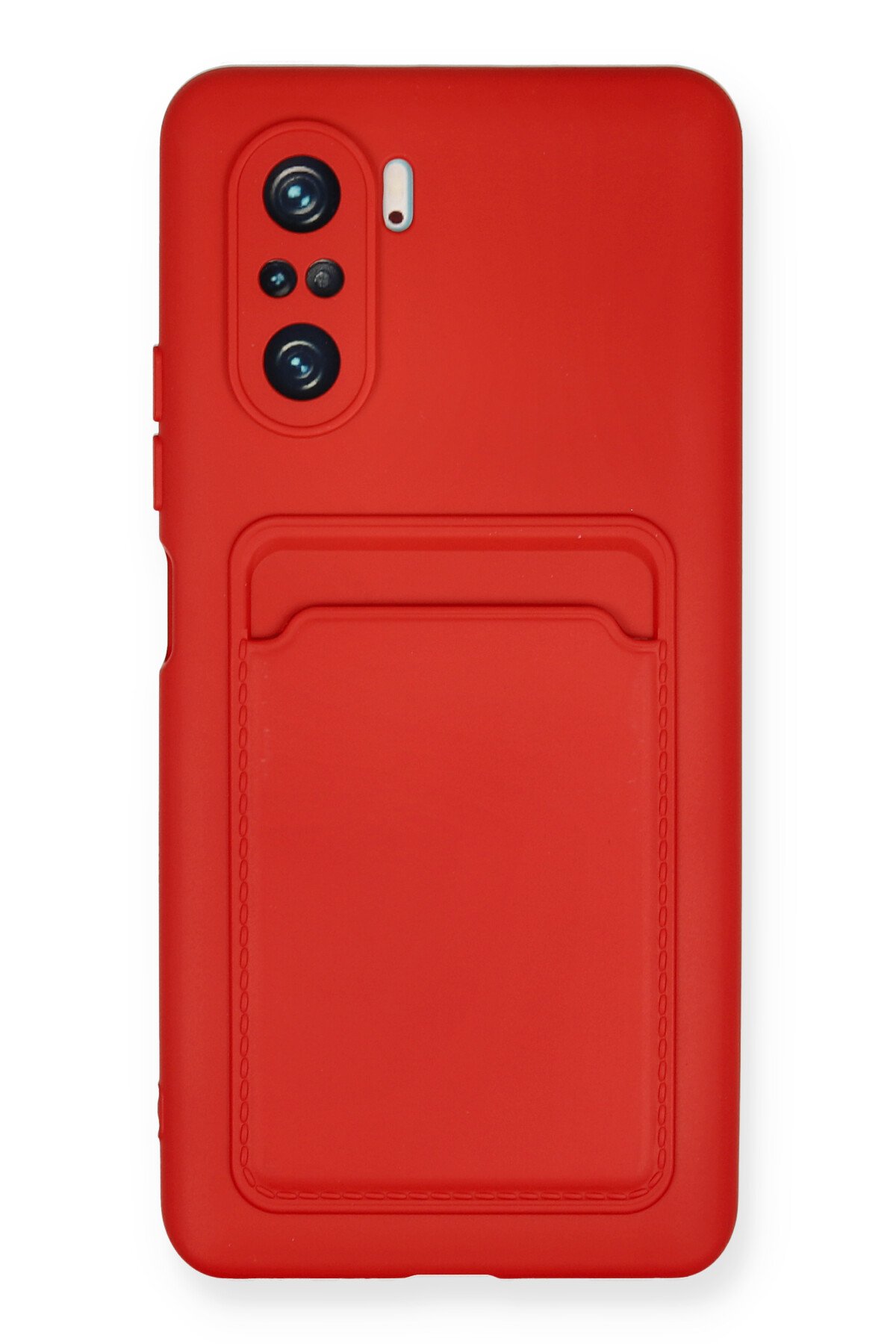 Newface Xiaomi Redmi K40 Pro Kılıf Sofya Yüzüklü Silikon Kapak - Siyah