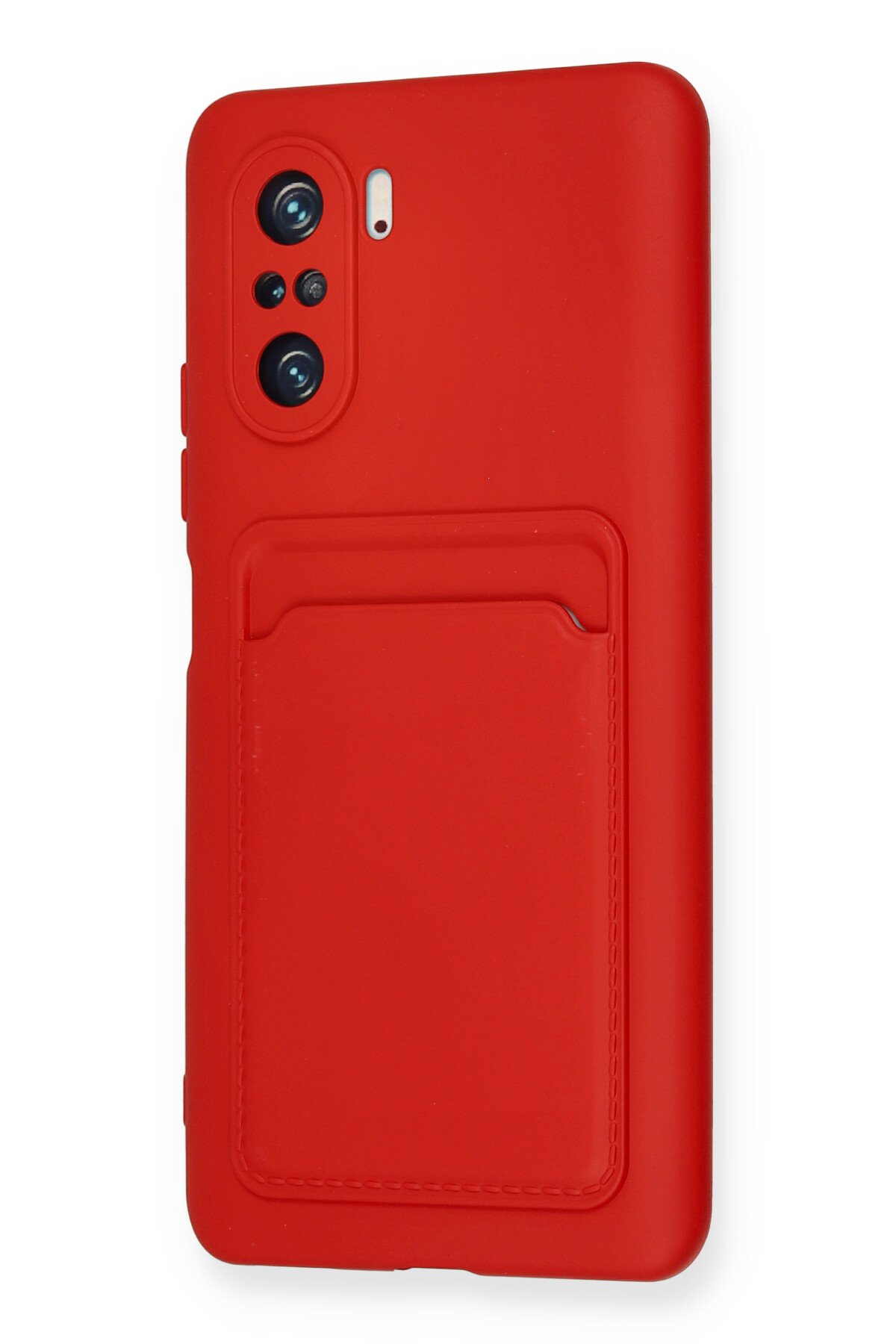 Newface Xiaomi Redmi K40 Pro Kılıf Sofya Yüzüklü Silikon Kapak - Siyah