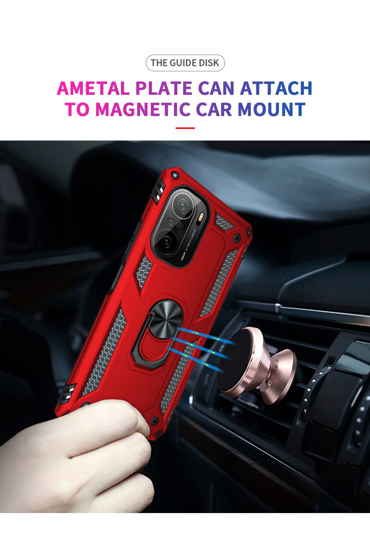 Newface Xiaomi Redmi K40 Pro Kılıf Auto Focus Kapak - Lacivert