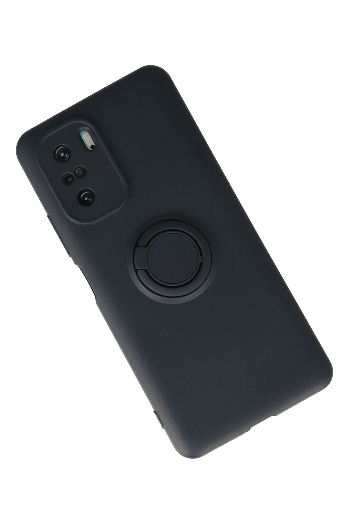 Newface Xiaomi Redmi K40 Pro Kılıf Palm Buzlu Kamera Sürgülü Silikon - Lacivert