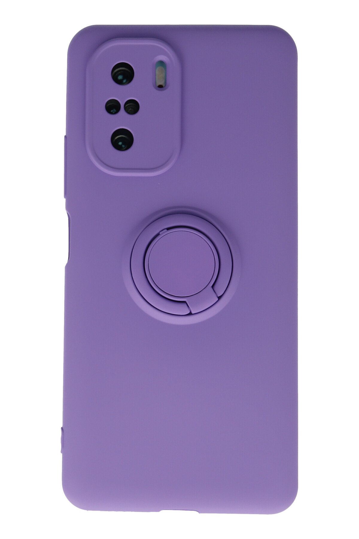 Newface Xiaomi Redmi K40 Pro Kılıf Palm Buzlu Kamera Sürgülü Silikon - Sarı