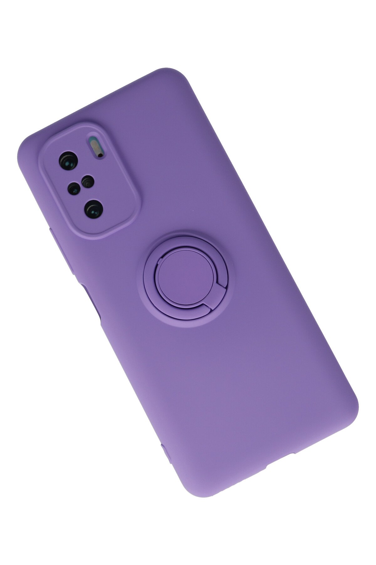 Newface Xiaomi Redmi K40 Pro Kılıf Palm Buzlu Kamera Sürgülü Silikon - Sarı