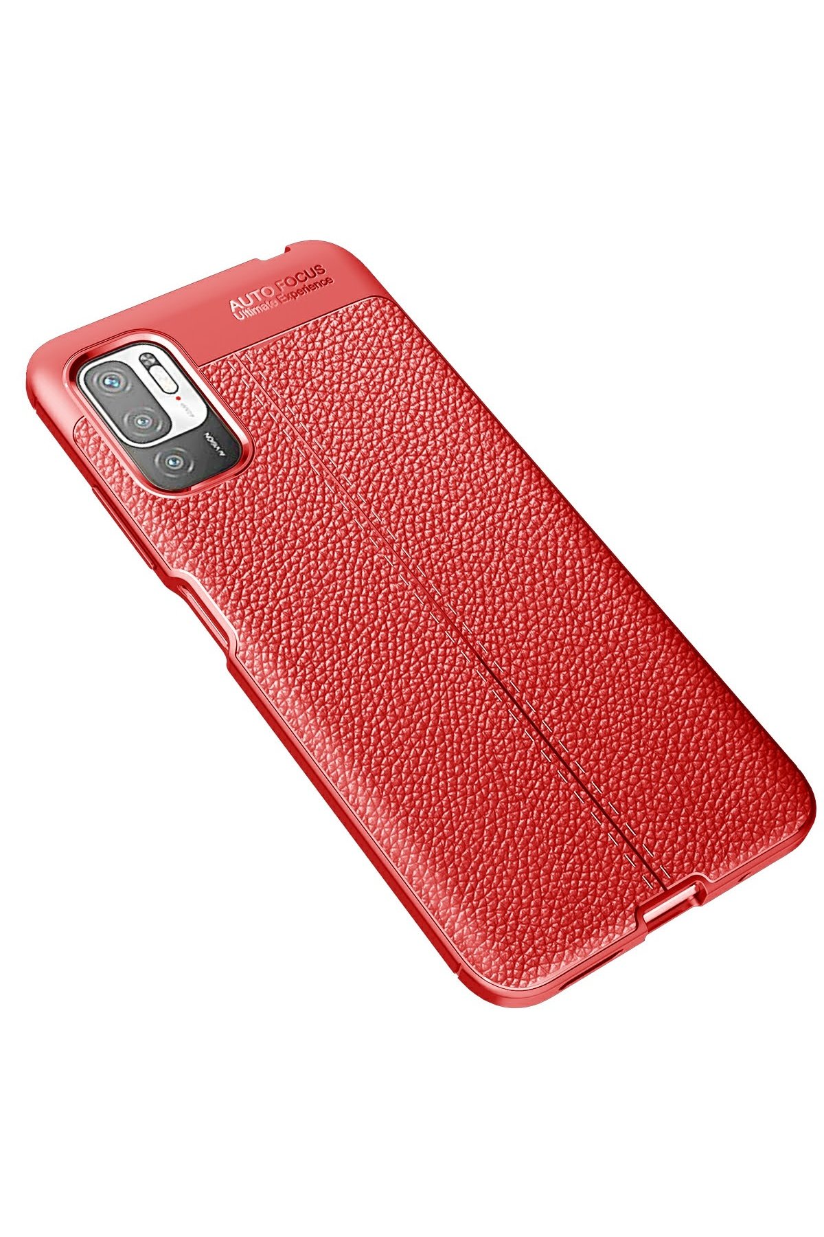Newface Xiaomi Redmi Note 11 SE Kılıf Range Yüzüklü Silikon - Siyah-Kırmızı