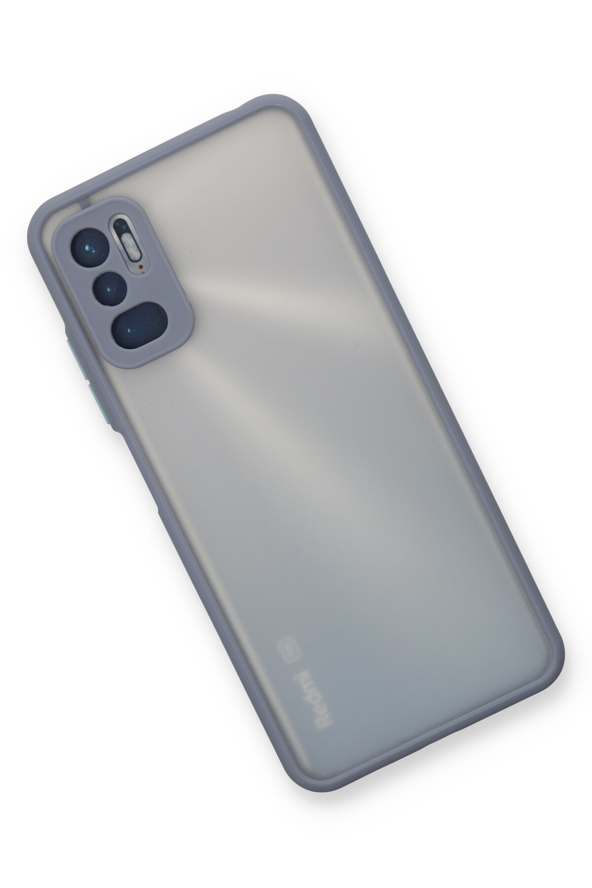 Newface Xiaomi Redmi Note 11 SE Kılıf Range Yüzüklü Silikon - Siyah-Kırmızı