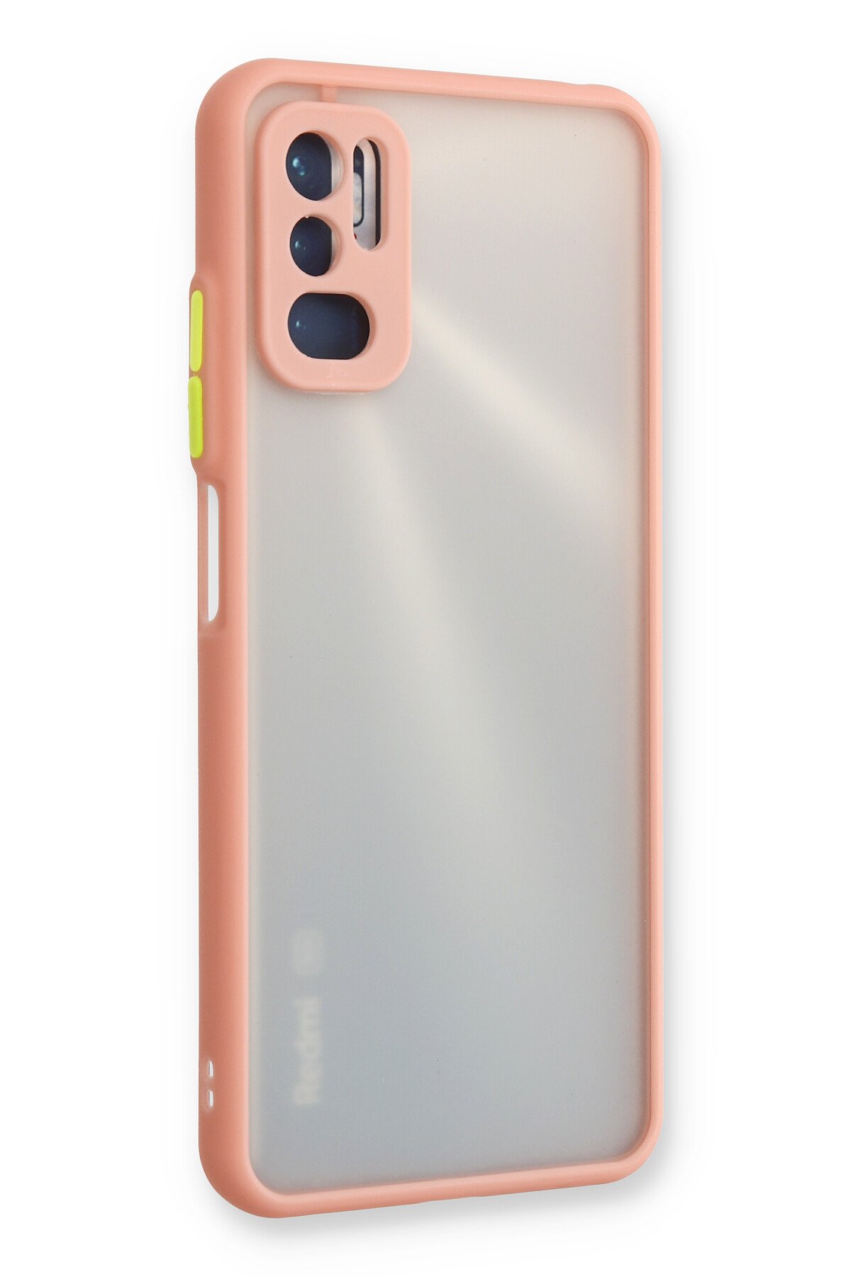 Newface Xiaomi Redmi Note 10 5G Kılıf Range Yüzüklü Silikon - Siyah-Kırmızı