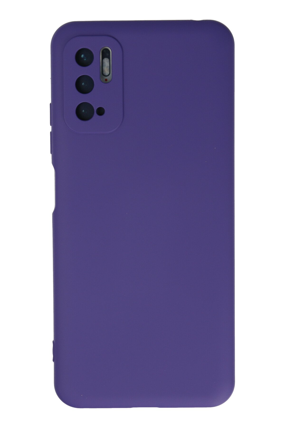 Newface Xiaomi Redmi Note 10 5G Kılıf Range Yüzüklü Silikon - Siyah-Kırmızı