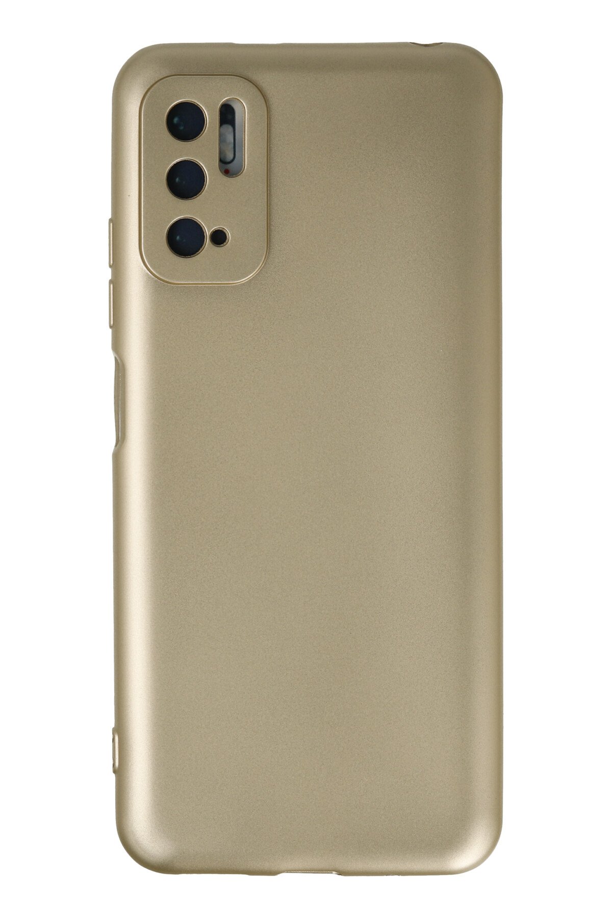 Newface Xiaomi Redmi Note 10 5G Kılıf Platin Silikon - Sarı