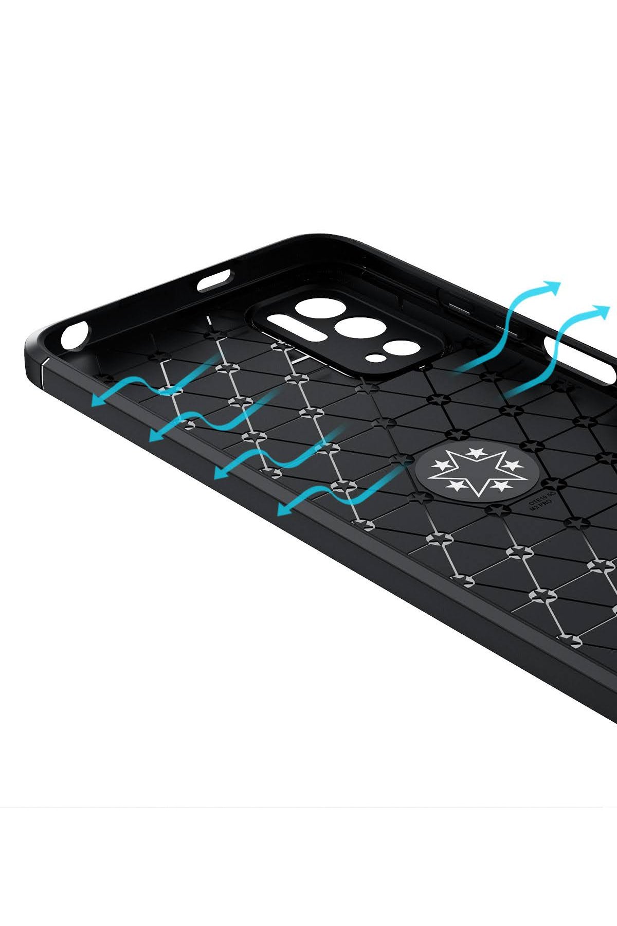 Newface Xiaomi Redmi Note 10 5G Kılıf Nano içi Kadife Silikon - Turuncu