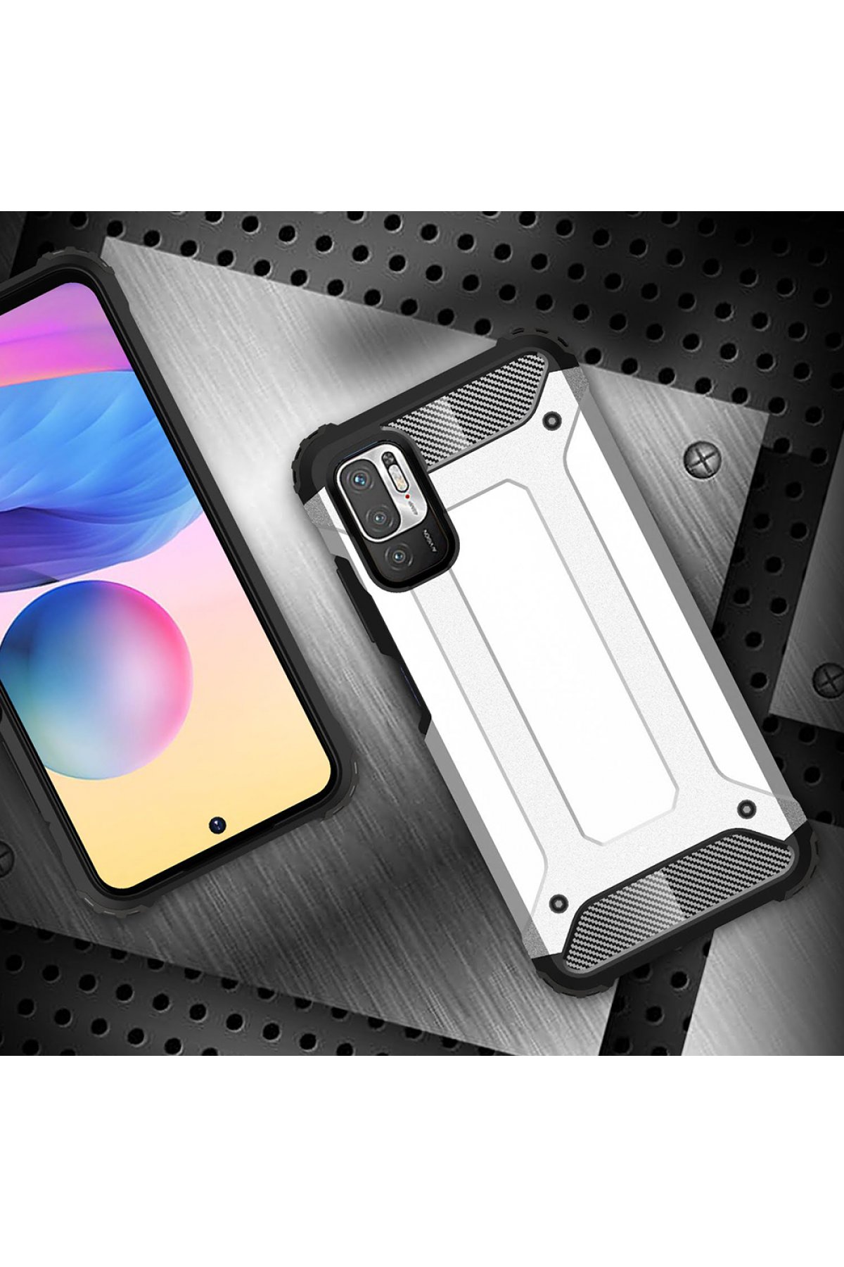 Newface Xiaomi Redmi Note 10 5G Kılıf Montreal Silikon Kapak - Yeşil