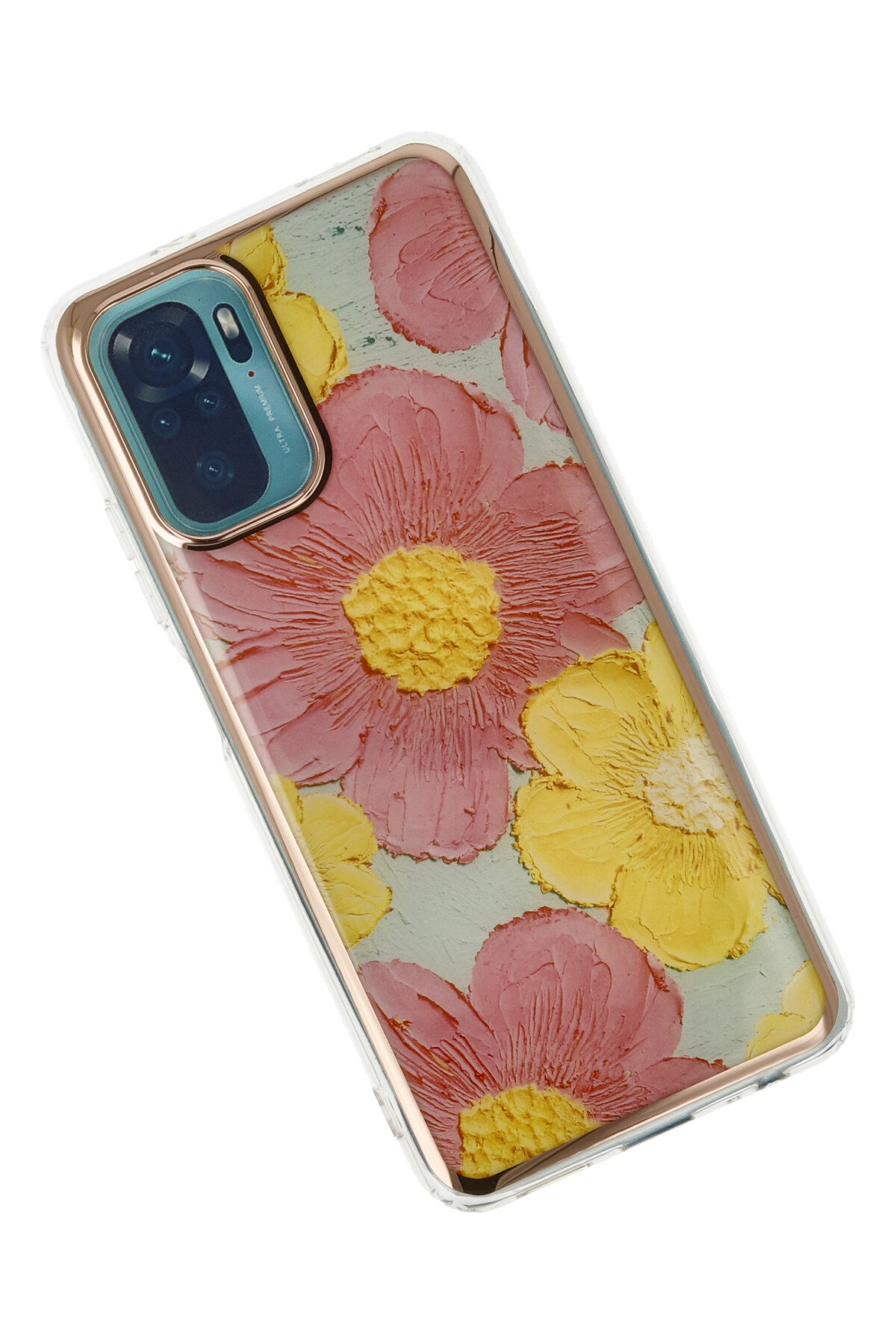 Newface Xiaomi Redmi Note 10 Kılıf Range Yüzüklü Silikon - Kırmızı