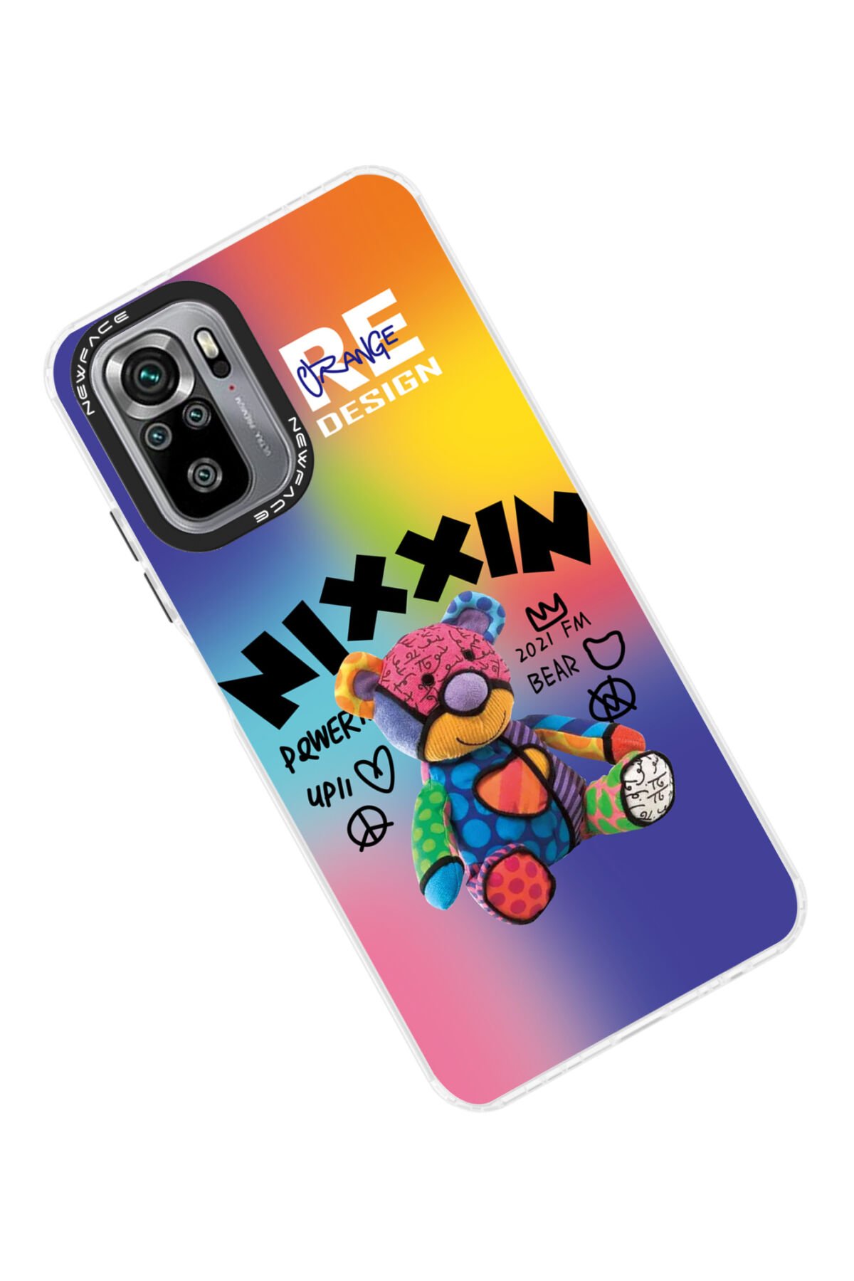 Newface Xiaomi Redmi Note 10 Kılıf Estoril Desenli Kapak - Estoril - 11