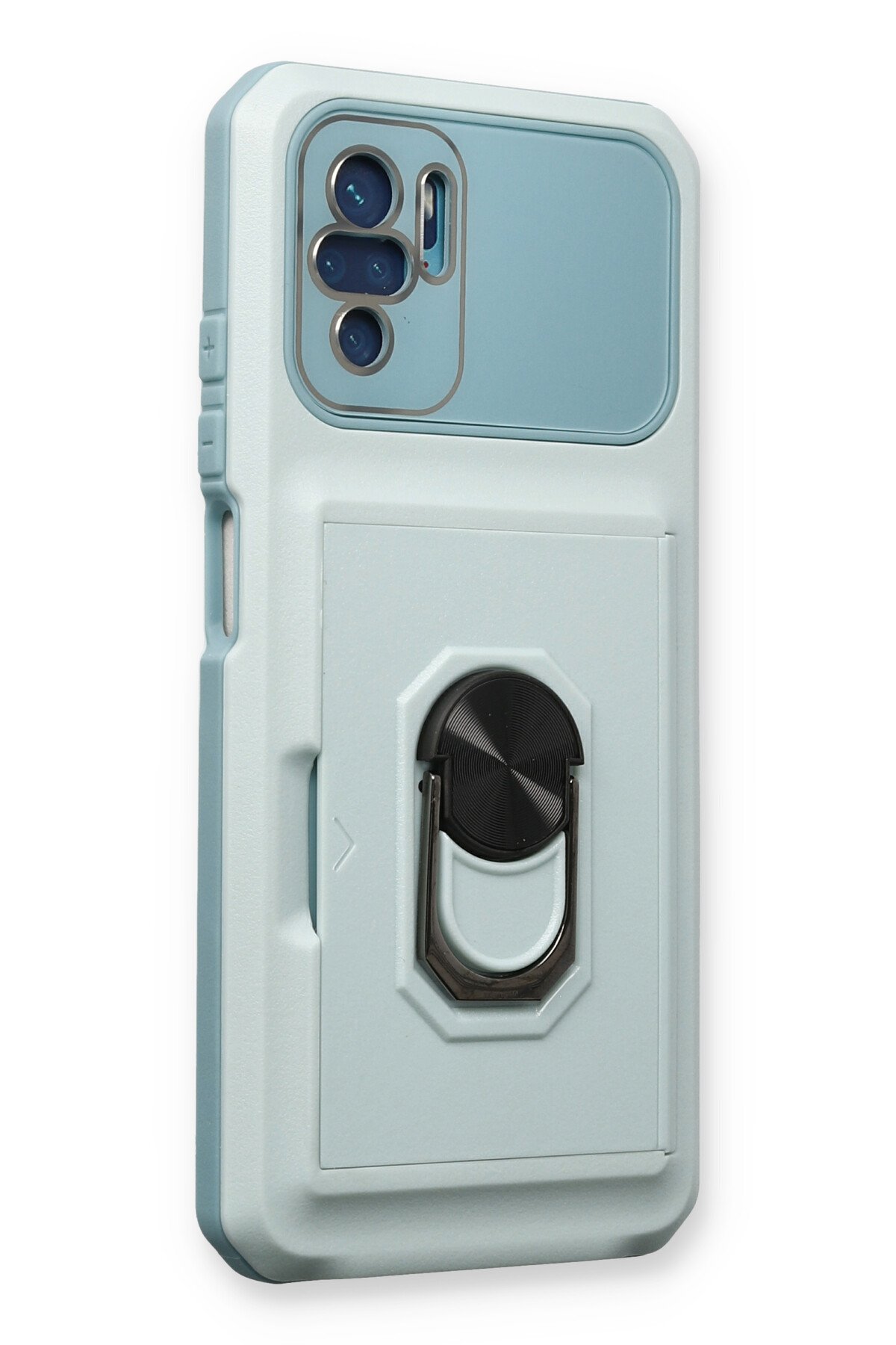 Newface Xiaomi Poco M5s Kılıf Nano içi Kadife Silikon - Lila