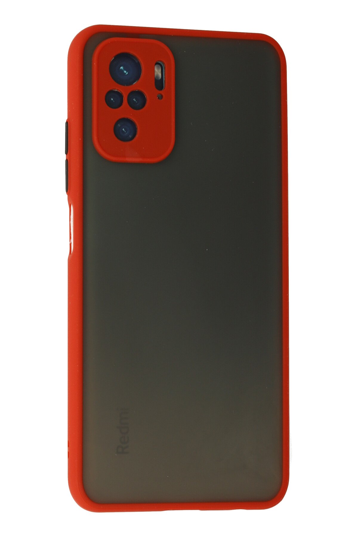 Newface Xiaomi Redmi Note 10 Kılıf Nano içi Kadife Silikon - Gri