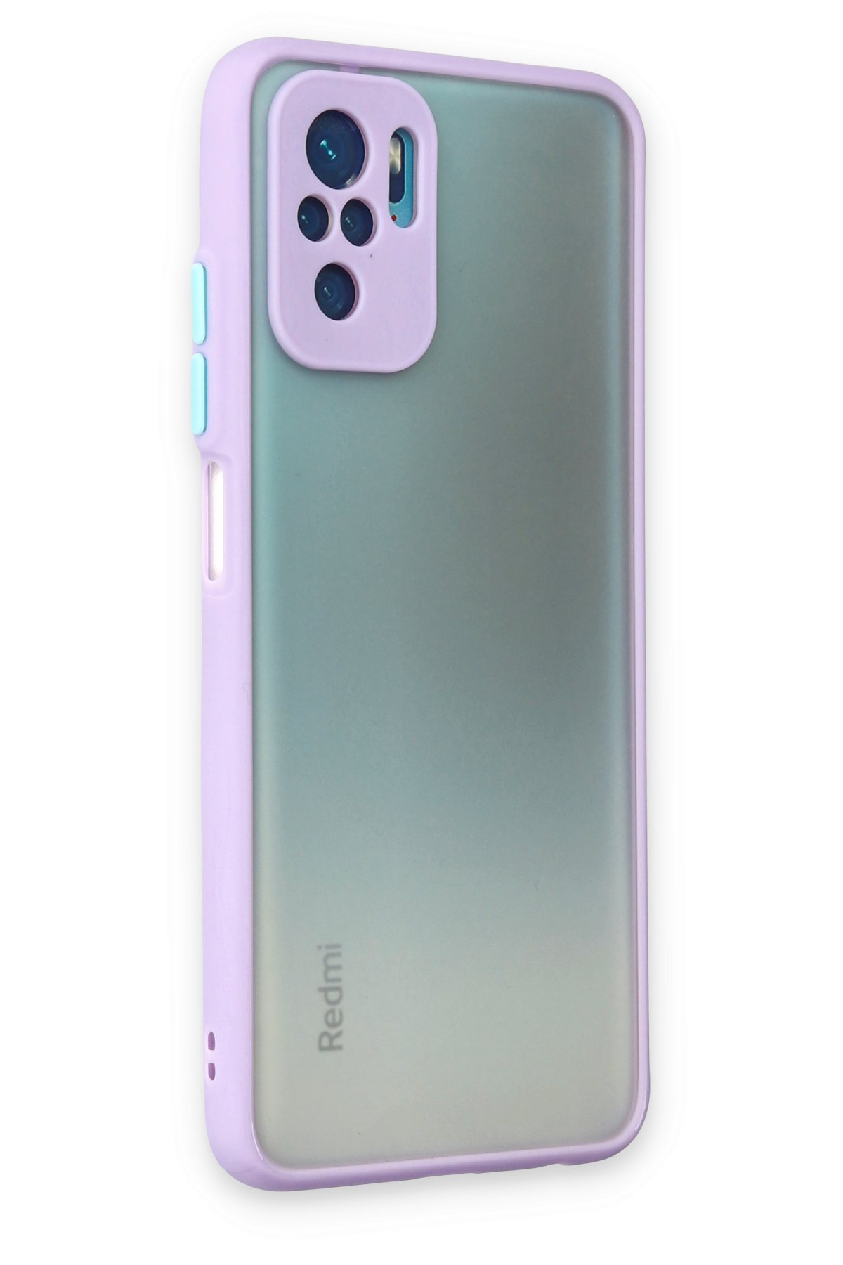 Newface Xiaomi Redmi Note 10 Kılıf Sweet Desenli Silikon Kapak - Açık Mavi