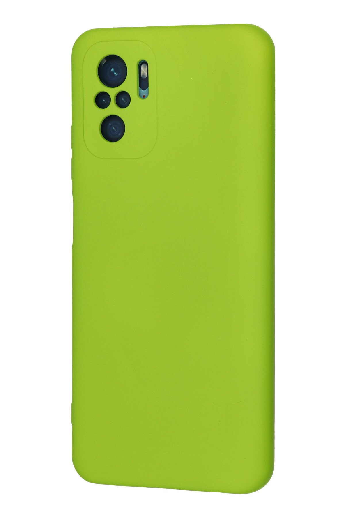 Newface Xiaomi Redmi Note 10 Kılıf Platin Kamera Koruma Silikon - Açık Yeşil