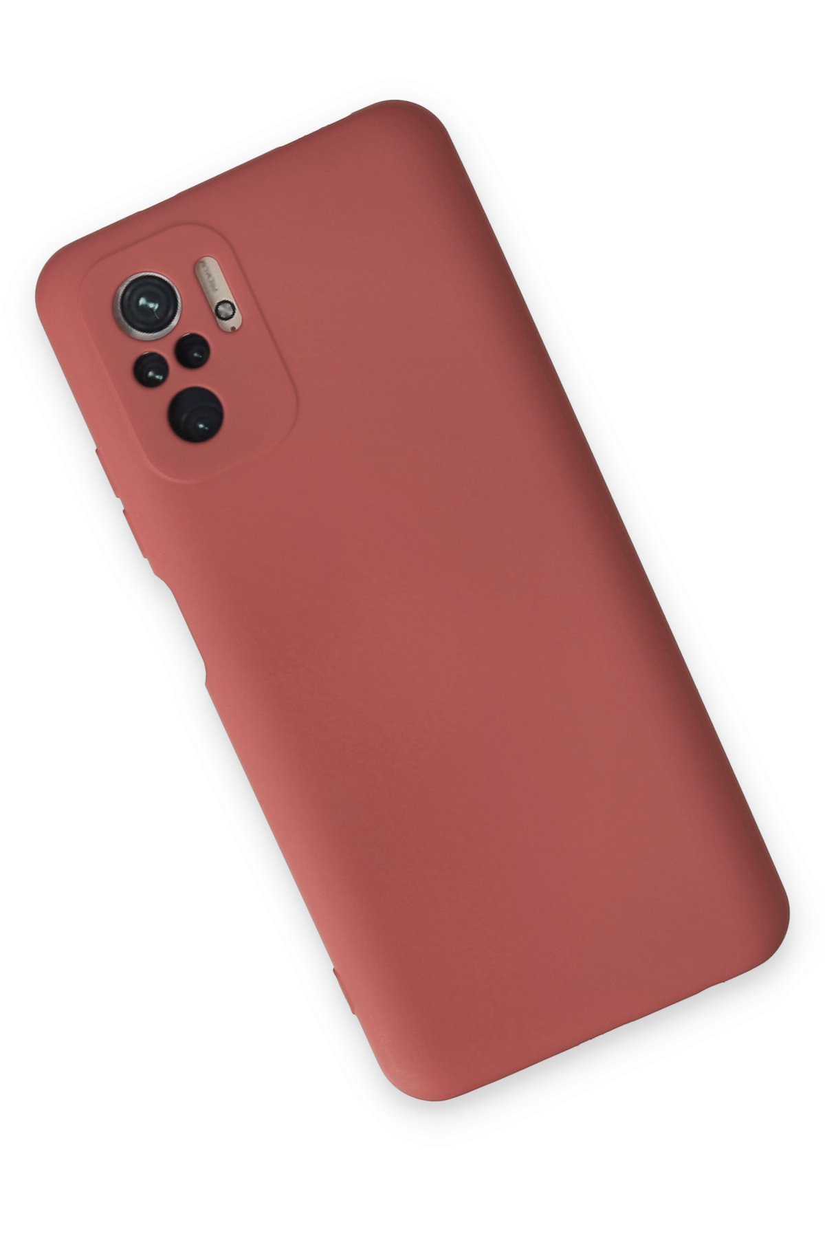 Newface Xiaomi Redmi Note 10 Kılıf Platin Silikon - Sarı