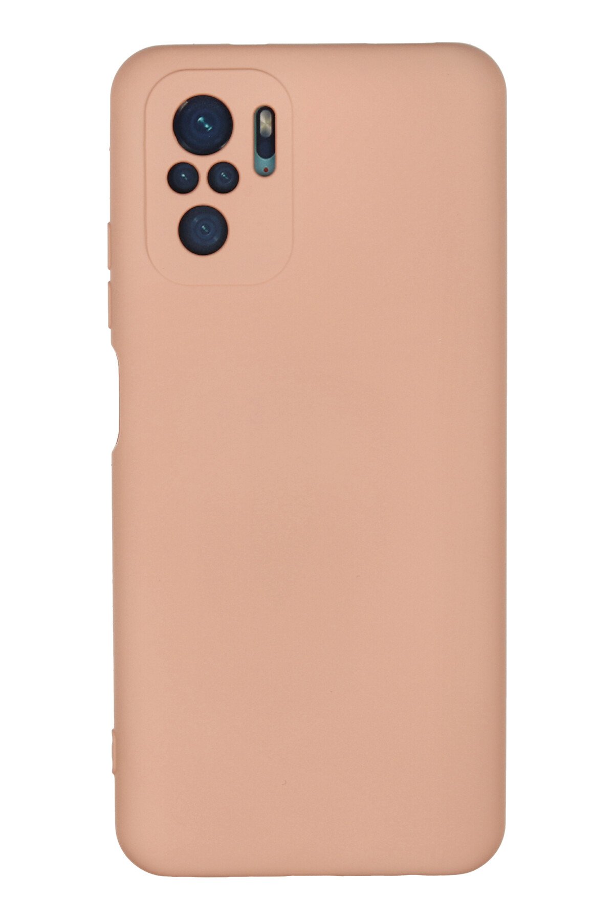 Newface Xiaomi Redmi Note 10 Kılıf Lansman Glass Kapak - Sarı