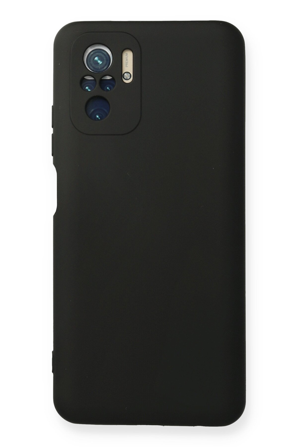 Newface Xiaomi Redmi Note 10 Kılıf Nano içi Kadife Silikon - Turuncu