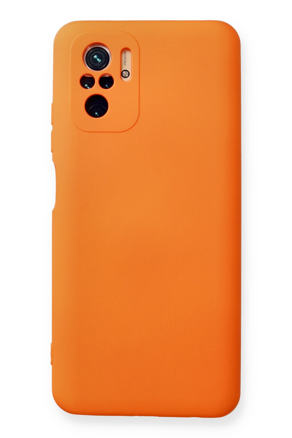 Newface Xiaomi Redmi Note 10 Kılıf Platin Silikon - Sarı