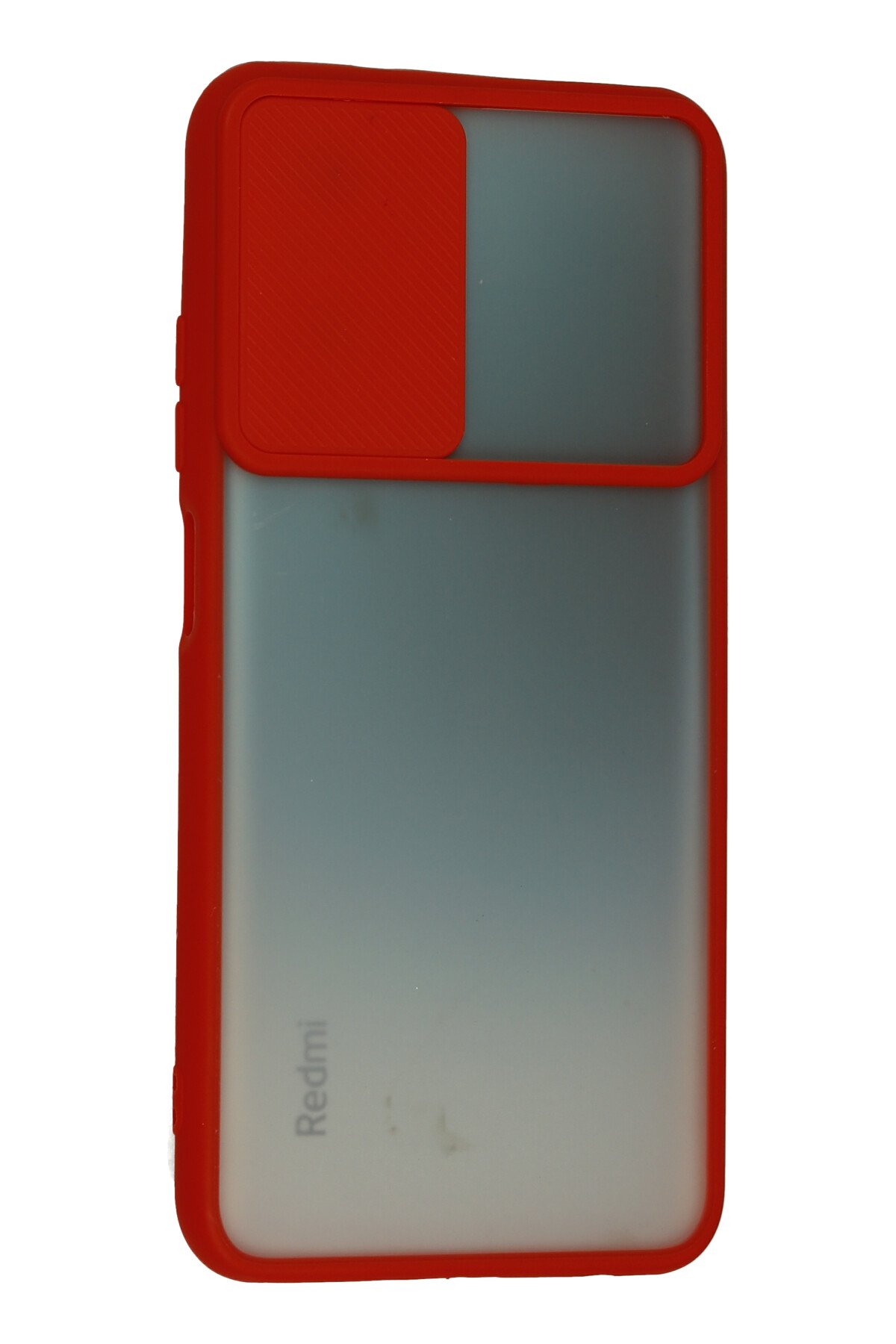 Newface Xiaomi Redmi Note 10 Kılıf Palm Buzlu Kamera Sürgülü Silikon - Sarı