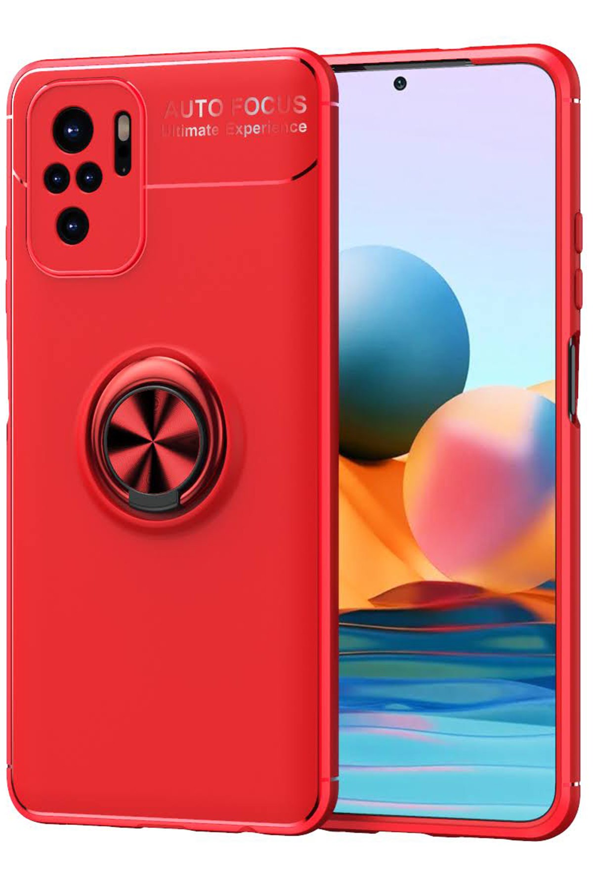 Newface Xiaomi Redmi Note 10 Kılıf Elegant Kapak - Derin Mor