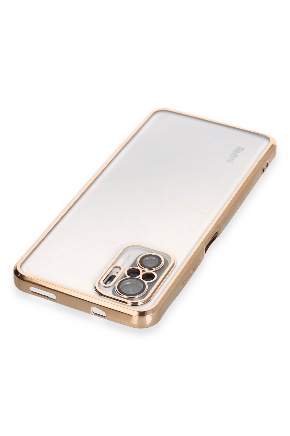 Newface Xiaomi Redmi Note 10 Kılıf Platin Silikon - Sarı