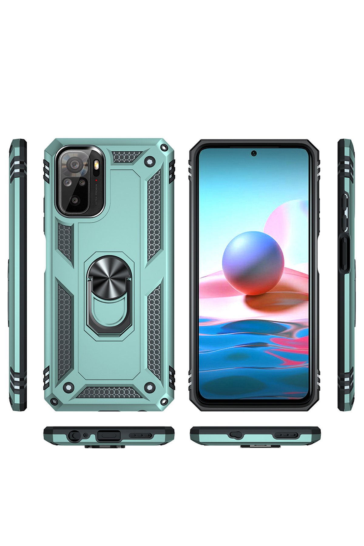 Newface Xiaomi Poco M5s Kılıf Platin Silikon - Mavi