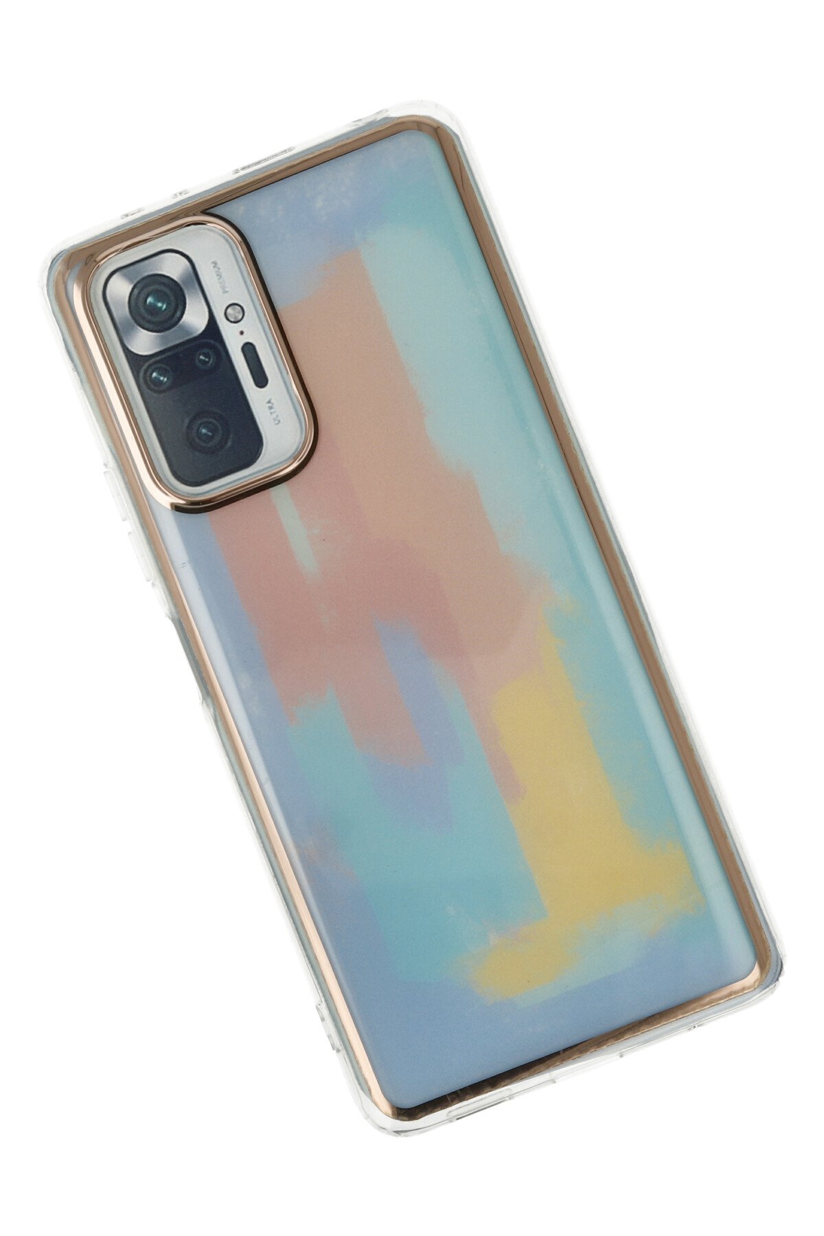 Newface Xiaomi Redmi Note 10 Pro Kılıf Kelvin Kartvizitli Silikon - Kırmızı