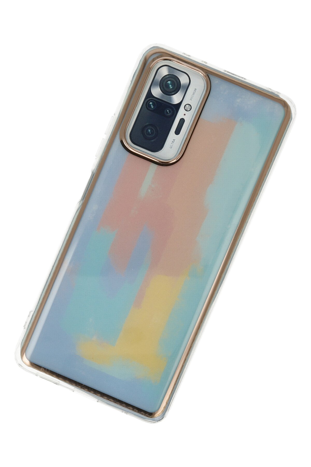 Newface Xiaomi Redmi Note 10 Pro Kılıf Kelvin Kartvizitli Silikon - Kırmızı