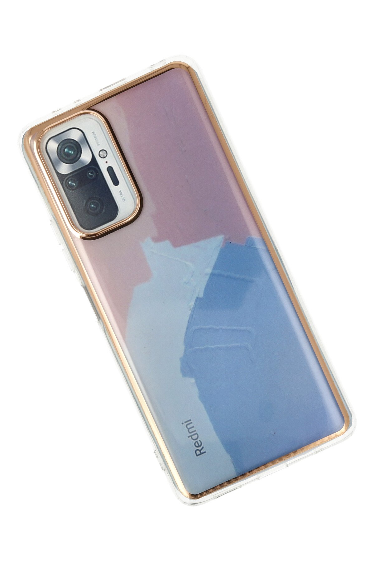 Newface Xiaomi Redmi Note 10 Pro Kılıf Zegna Yüzüklü Silikon Kapak - Siyah