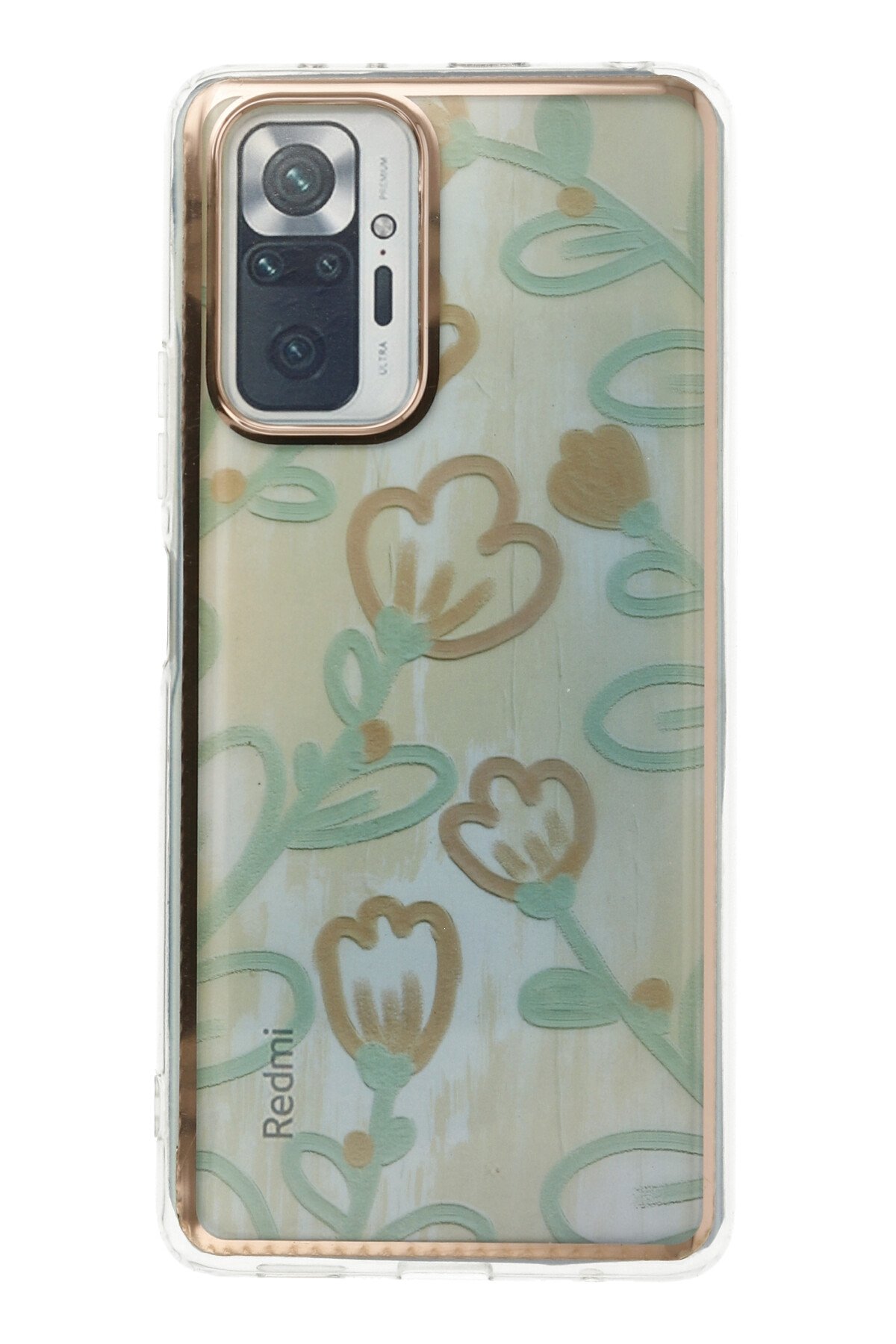 Newface Xiaomi Redmi Note 10 Pro Kılıf Platin Kamera Koruma Silikon - Yeşil