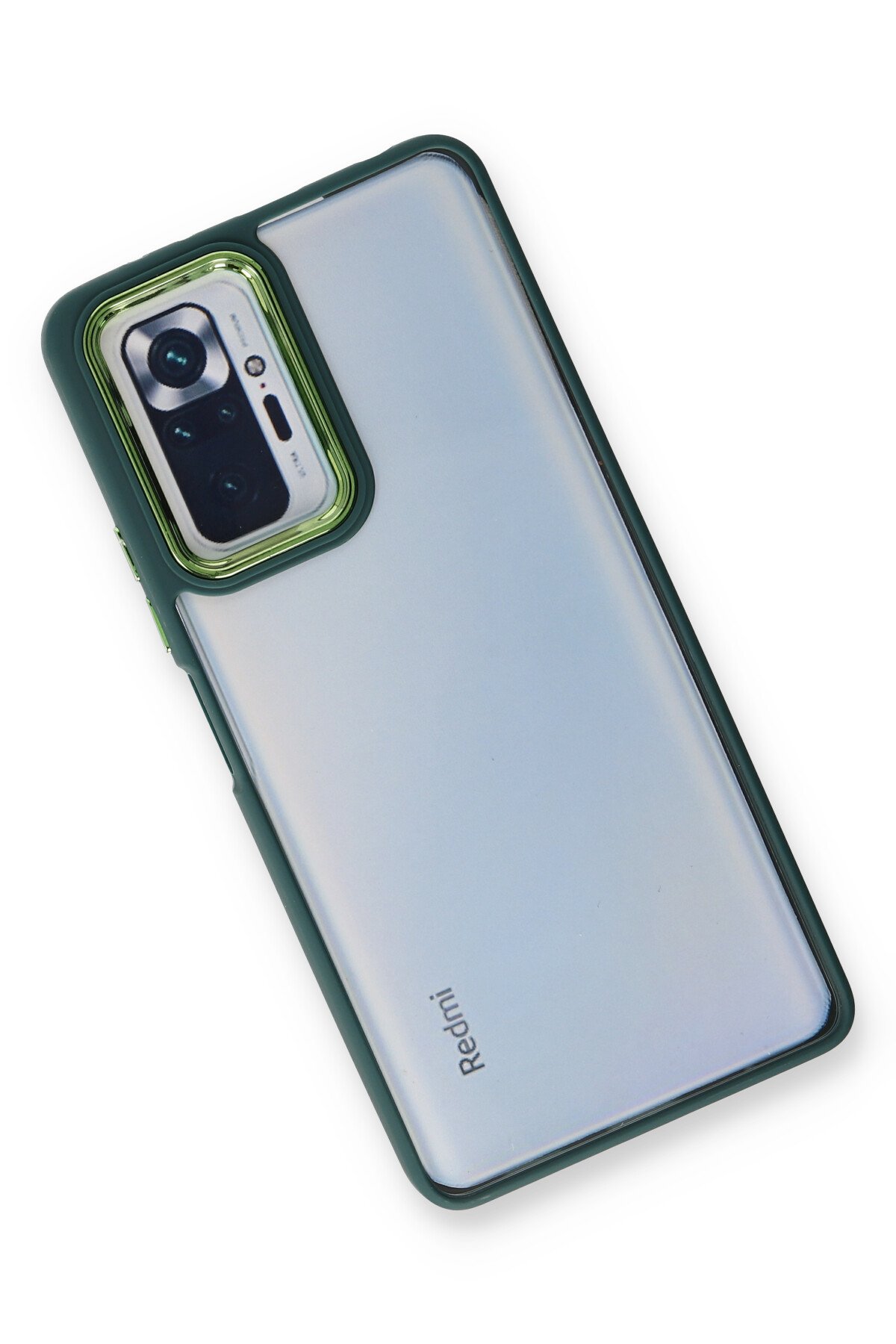 Newface Xiaomi Redmi Note 10 Pro Kılıf Nano içi Kadife Silikon - Mor