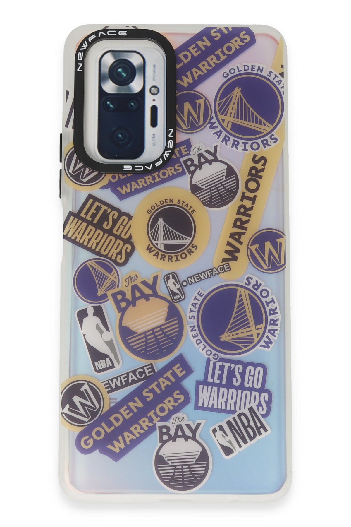 Newface Xiaomi Redmi Note 10 Pro Kılıf Liva Lens Silikon - Beyaz