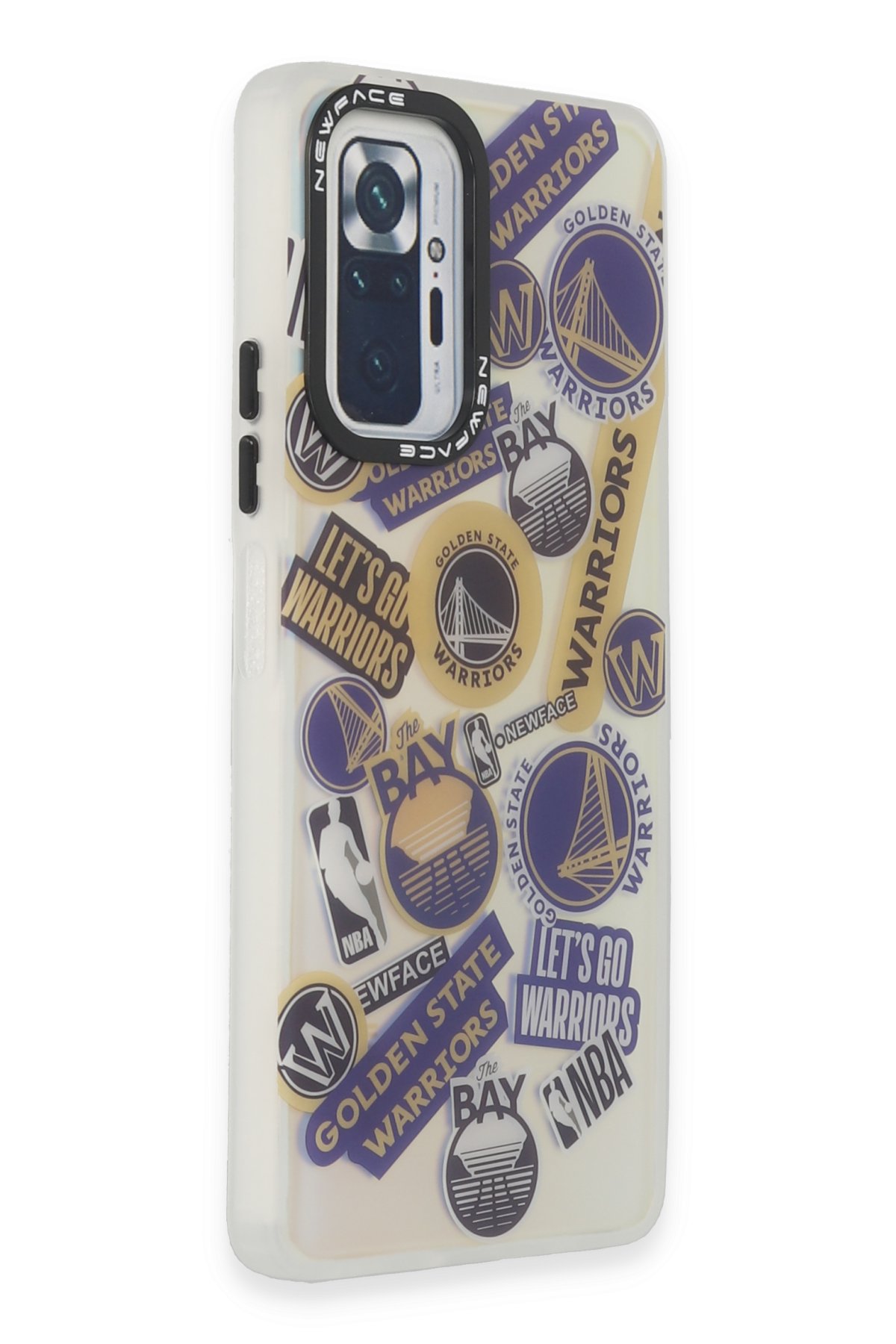 Newface Xiaomi Redmi Note 10 Pro Kılıf Liva Lens Silikon - Beyaz