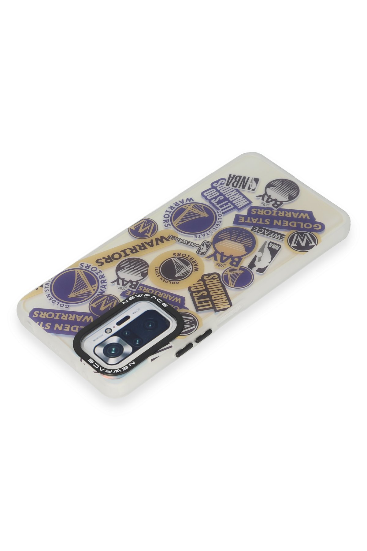 Newface Xiaomi Redmi Note 10 Pro Kılıf Liva Lens Silikon - Beyaz