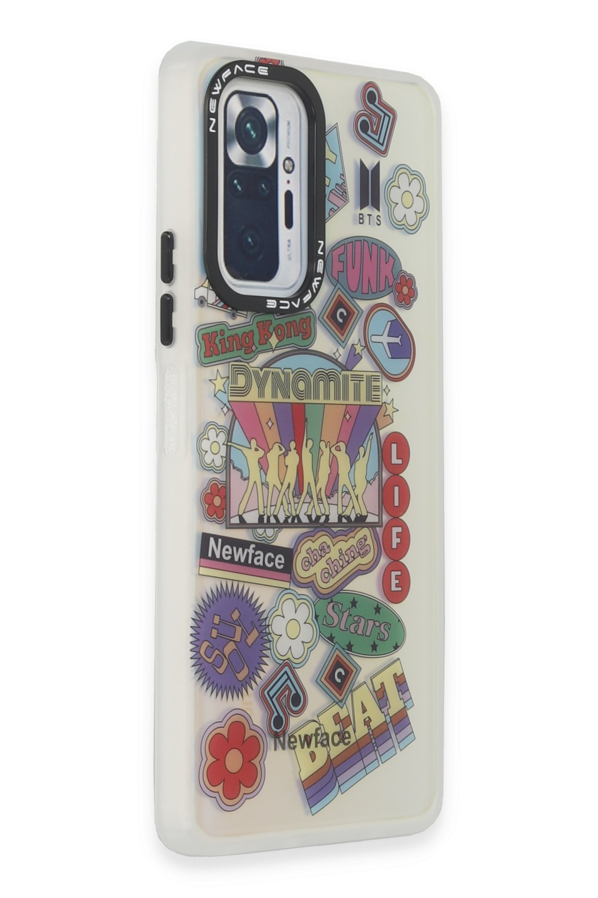 Newface Xiaomi Redmi Note 10 Pro Kılıf Elegant Kapak - Pudra